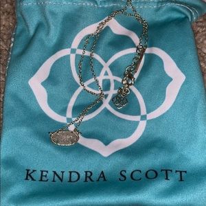 White druzy Kendra necklace